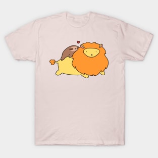 Sloth Loves Lion T-Shirt